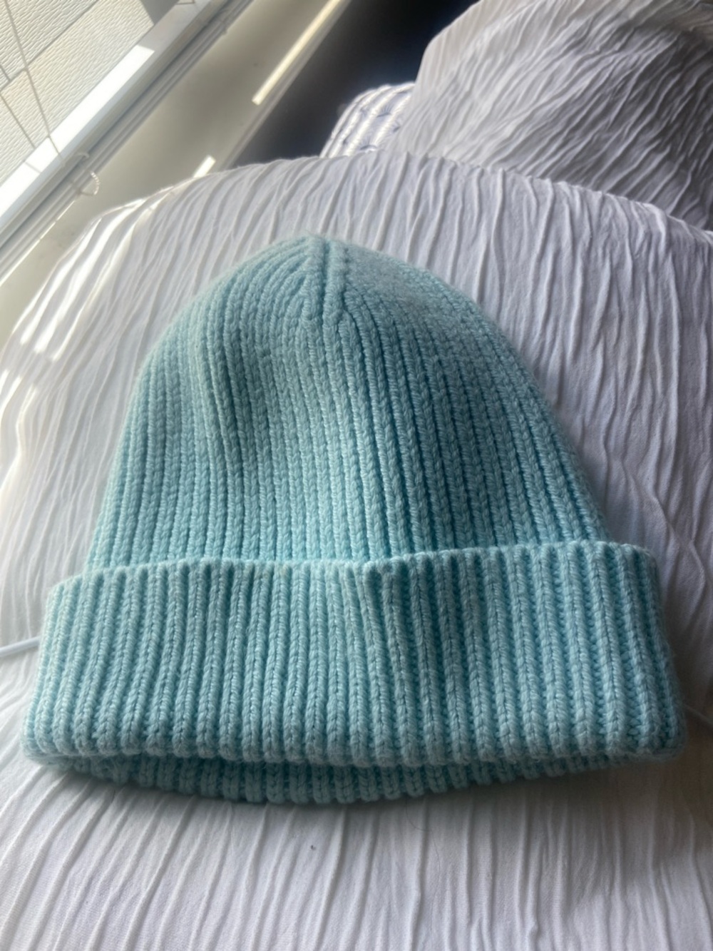 Banana Republic cozy bluwater Ribbed Knit Beanie